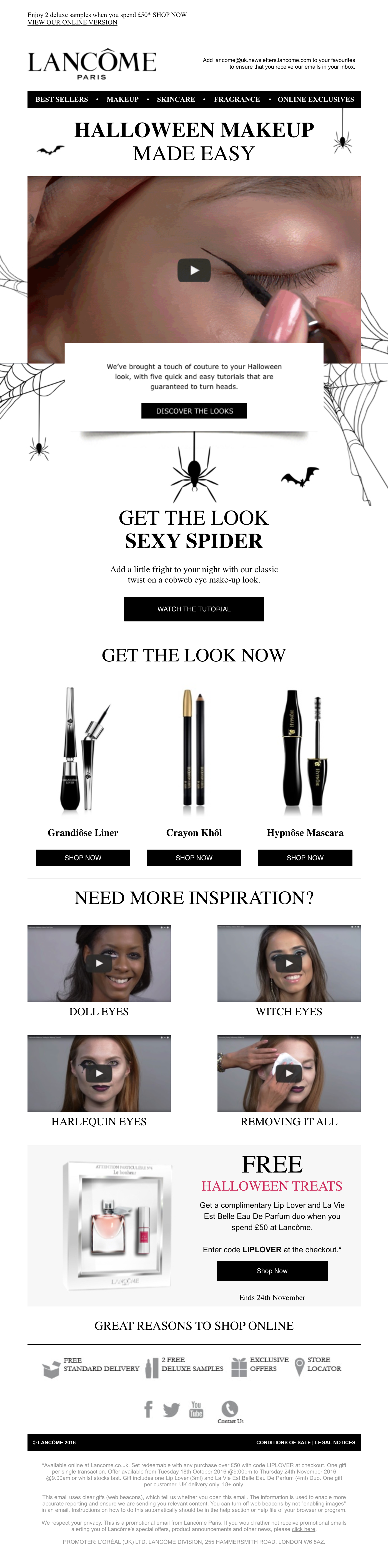 Lancome email example