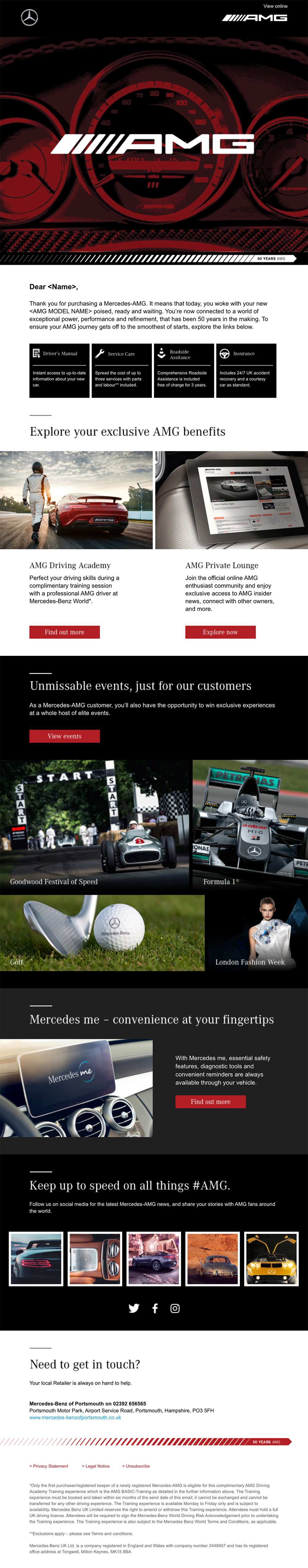 Mercedes-Benz email example